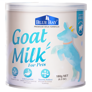 BLUE BAY 倍力 頂級羊奶粉, 低敏低乳糖配方，含EGF，易沖泡、易吸收、易消化，幫助皮毛更漂亮, 羊奶, 180g, 1罐