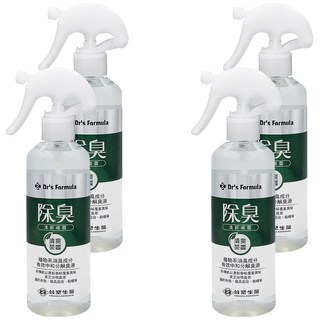 台塑生醫 Dr's Formula 除臭清新噴霧瓶 清爽茶香, 255g, 4瓶