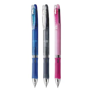 ZEBRA 斑馬牌 Clip-on Slim 三色原子筆 B3A5 0.7mm, 藍色, 黑色, 粉紅色, 3支