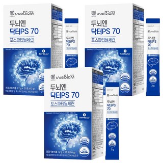위바이옴 정품 두뇌엔 닥터PS 70 포스파티딜세린 30포, 60g, 3개