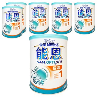 NAN 能恩 極選1號嬰兒營養配方奶粉 0-12個月, 800g, 6罐