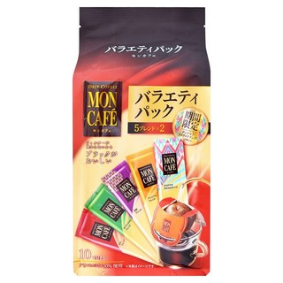 MON CAFE 濾泡式咖啡 綜合研磨 8g 8包 + 7.5g 2包, 79g, 1個裝, 1組