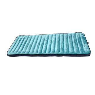 ATC 純TPU好收納可水洗露營單人床, 單人, 水藍色, 1個