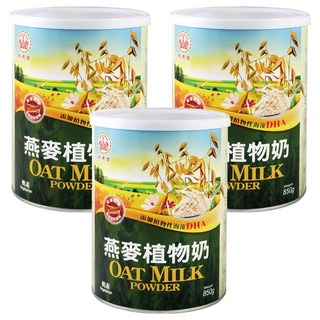 崇德發燕麥植物奶 添加植物性海藻DHA, 850g, 3罐