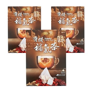 里仁 有機補氣茶, 6g, 15包, 3盒