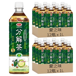 愛之味 健康油切分解茶, 1L, 24瓶