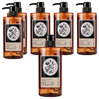 tsaio 上山採藥 國寶茶舒緩調理沐浴露 600ml 添加國寶茶萃取 搭配 芍藥 及 酵母, 6瓶