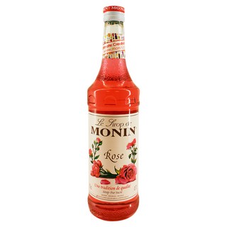 MONIN 莫寧 玫瑰風味糖漿, 夢幻飲品, 700ml, 1瓶