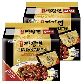 paldo 八道炸醬麵 御膳炸醬麵 200g, 8包