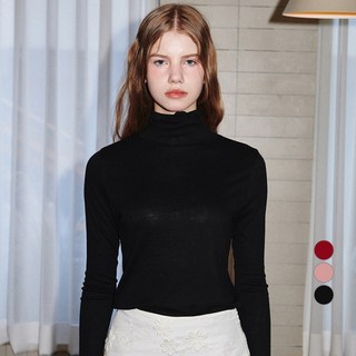 oh L 女款羊毛彈性高領針織衫