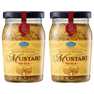Fontana 全穀芥末籽醬, 200g, 2個