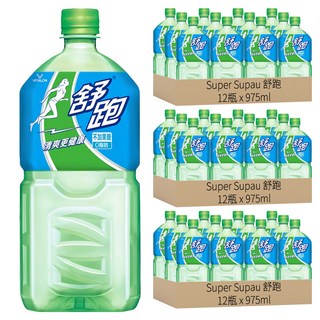 舒跑運動飲料, 無添加果糖, 低納零脂肪, 維他命C, 975ml, 36瓶