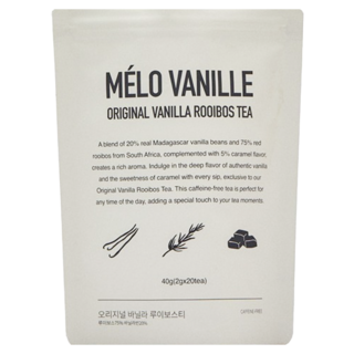 MELO VANILLE 原味香草南非國寶茶 零咖啡因, 2g, 20包, 1袋