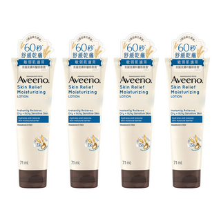 Aveeno 燕麥高效舒緩保濕乳, 71ml, 4條
