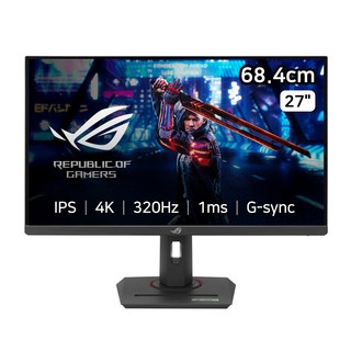 에이수스 4K UHD 160Hz Fast IPS 게이밍 모니터, 68cm, ROG Strix XG27UCG