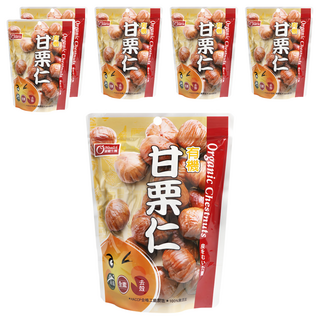 康健生機 有機甘栗仁, 嚴選天津甘栗製作 口感鬆軟綿密, 150g, 6包