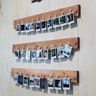 GGUN'S 木質照片掛架 913號 3入, 胡桃色