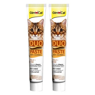 Gim Cat 俊寶俊喵 雙效化毛膏 含美味起司及純天然芳香麥芽, 50g, 化毛, 2條