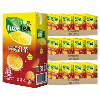 fuzetea 飛想茶 檸檬紅茶, 300ml, 72入