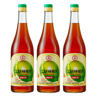 KONG YEN 工研 檸檬醋, 750ml, 3瓶