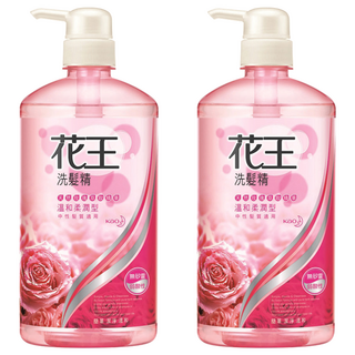 Kao 花王 洗髮精 溫和柔潤, 適用中/乾性髮質 玫瑰香氣, 750ml, 2瓶