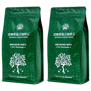 eCOFFEE 壹咖啡 營業用經典義式 香濃微苦 搭配牛奶或燕麥奶風味絕佳, 咖啡豆, 454g, 2包