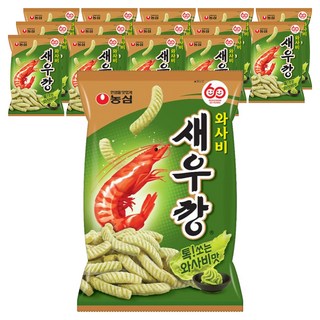 새우깡 와사비, 70g, 15개