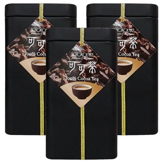 SCHOKOLAKE 巧克力雲莊 天然可可茶 厄瓜多產區Arriba可可豆 100% Cocoa Tea, 5g, 10包, 3盒