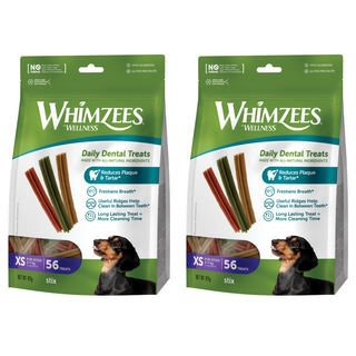 웰니스윔지스 강아지 덴탈껌 밸류백, 스틱, 420g, 2개