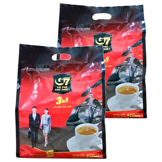 G7 三合一咖啡, 香醇濃郁, 口感濃厚, 即溶即飲, 16g, 50包, 2袋