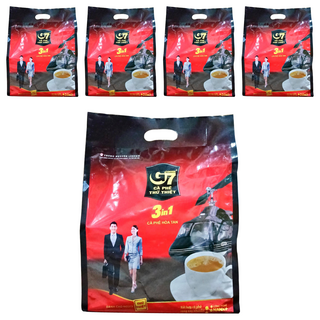 G7 三合一咖啡, 香醇濃郁, 口感濃厚, 即溶即飲, 16g, 50包, 5袋