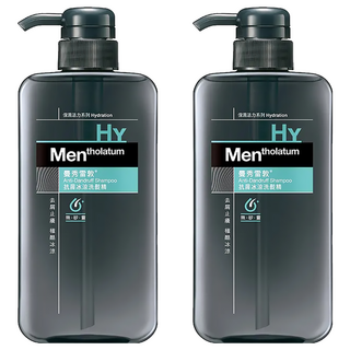 MENTHOLATUM 曼秀雷敦 抗屑冰涼洗髮精 無矽靈配方, 550ml, 2瓶