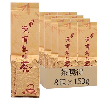 茶曉得 南投鹿谷凍頂烏龍茶 150g, 1入, 8包