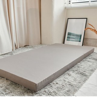 LOHAS 樂活家居 吸濕排汗三折透氣床墊, 8cm, 3.5尺, 灰色