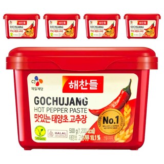 CJ 韓國辣椒醬 葷, 500g, 5罐