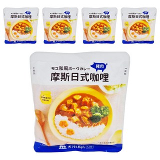 MOS BURGER 摩斯 日式咖哩 豬肉, 200g, 5包