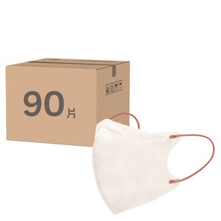 HAOFA N95立體醫療口罩 氣密型 S, 裸杏粉, 30片, 3個