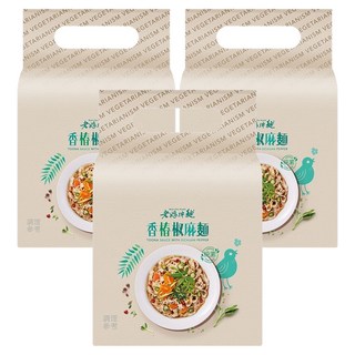 老媽拌麵 全素香椿椒麻麵 Q彈關廟刀削麵 獨特香椿醬汁 6分鐘快煮, 9包