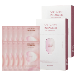 LEADERS 麗得姿 膠原蛋白強化煥膚面膜 25ml, 10片, 2盒