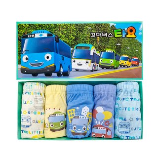 Tayo 男孩小巴士內褲 5 件套