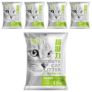 pet story 寵物物語 貓砂 球砂, 清新馬鞭草, 453g, 5包