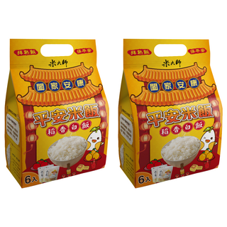 master mi 米大師 平安米飯 稻香白飯, 1.08kg, 2包