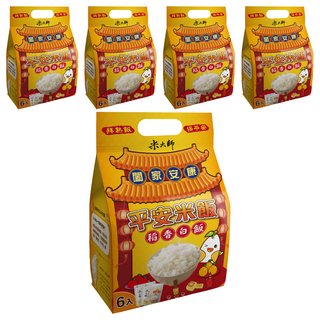 master mi 米大師 平安米飯 稻香白飯, 1.08kg, 5包