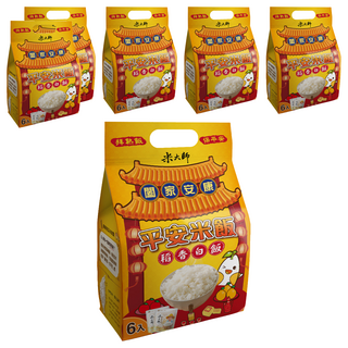master mi 米大師 平安米飯 稻香白飯, 1.08kg, 6包