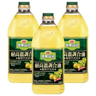 愛之味 耐高溫調和油優質芥花籽, 2.6L, 3瓶