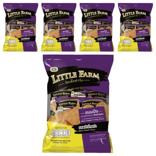 LITTLE FARM 泰國焗烤土司 黑胡椒風味, 5個, 76g