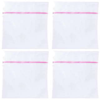 包邊加厚洗衣袋 60 x 60cm 洗衣護理好幫手, 白色, 4個