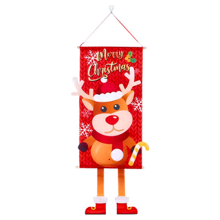 聖誕長腳卷軸, 104 x 40cm, 紅鹿, 1個