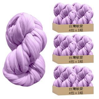 台灣敏愛 羊毛氈補充包, 澳洲羊毛產地 100%羊毛 材質 重量 10g, 薰衣草, 12包