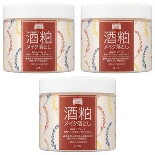 pdc 酒粕卸妝霜 溫和卸除 親膚不刺激, 170g, 3罐